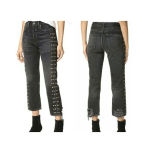 Citizens of Humanity  Gia Jeans Studded Dark Tempest Black Denim Size‎ 29 Photo 1