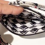 Vera Bradley  Novelty Zip ID Case Lanyard in Playful Penguins Gray Pattern Photo 2