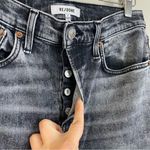 RE/DONE  70s Stove Pipe High Rise Straight Leg Jeans in Silfade Size 27 Photo 5