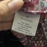 Pink Rose XL Women’s Patterned Blouse v neck tank top polyester Photo 5