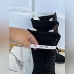 Tod's Gomminos combat moto style mid calf boots 6.5 Black Photo 10