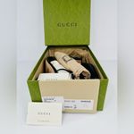 Gucci  WOMEN'S PETITE GG SLINGBACK NAPPA LEATHER CHARLOTTE PUMPS SIZE EU 40 Photo 1