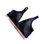 Aerie Plunge Longline Triangle Bikini Top & Sparkle Cheekiest Bikini Bottoms Siz Photo 11