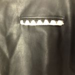 ZARA  black faux leather mini skirt size medium Photo 2