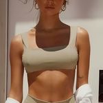 Tan + Lines by Sivan Ayla Womens Beach St. John Wide Strap‎ Swim Bikini Top M Green Size M Photo 0