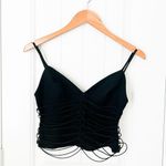 White Fox Boutique White Fox Bungee Cropped Tank Top Size Small Photo 0