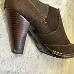 Elegant Brown Women's Heeled Shoes Size 7 Photo 4