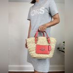 Coach NWT Small Straw Tote Bag Photo 9