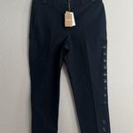 Michael Kors Collection Stretch Cotton Twill Sam Pants in Midnight, NWT, Size 14 Blue Photo 2