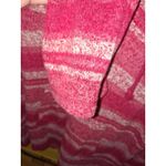Sunday Red and Pink Striped Hoodie Sweatshirt Size Small Photo 2