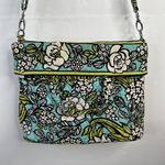 Vera Bradley Island Blooms Crossbody Purse Bag Floral Fold Over Tote Convertible Photo 1
