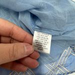 Milly Bergdorf Goodman Tank Top Womens 0 Blue Diamond Print Silk‎ Vintage Photo 3