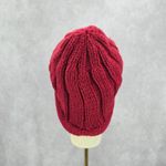 C.C Exclusives Red Crochet Knit Bucket Cap Hat Fun VTG Y2K Funky Beanie Photo 3