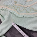 Jaclyn Smith Vintage Jaclyn Sweater Womens Size S Beaded Pearls Girly Coquette Fairy Core Photo 8