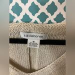 Liz Claiborne Women's Cream knitted Tank top size medium Photo 3