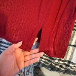 Forever 21 Red Satin Leopard Print Dress Photo 1