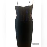 Betsy and Adam  Formal Gown Ladies Sz 6 by Jas Lene Black Velvet Dress Photo 2