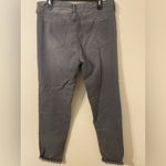 Eddie Bauer Womens Gray Wash Boyfriend Fit Relaxed Flannel Lined Jeans 34" Waist Photo 2