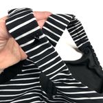 Glyder Full Force Sports Bra Black White Stripe Photo 3