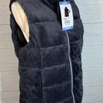 ZeroXposur  Dark Gray Large juniors Full Zip Soft Velour Vest Front Pockets NEW Photo 5