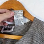 Leslie Fay Houndstooth Button Down Vest Sleeveless Brown Vintage Size Small Photo 7