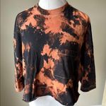 Urban Outfitters Orange and Black Boxy Short Sleeve Tee Photo 0