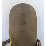 Schutz Flat Gladiator Slip On Sandal Gold Size 6.5 Photo 4