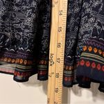 MISA Los Angeles  Floral Mini Ruffle Skirt Size Medium Blue white flowy stretch Photo 7