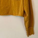 We The Free  Burnt Orange Cropped Oversized Long Sleeve Lounge Women's size Small Photo 4
