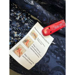 Mac Duggal  LONG SLEEVE EMBELLISHED EVENING GOWN IN MIDNIGHT BLUE 67113 SIZE 18 Photo 9