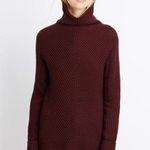 Vince • Directional Rib Turtleneck Sweater burgundy maroon Wysteria cashmere Photo 0