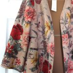 Solitaire  | Mauve Floral Open Front Sweater Jacket Photo 1