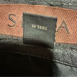 Siena Elegant Black Quilted Leather Jacket Vintage Size 16 Photo 7