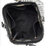 Nicole Miller NWT  Pleated Tote Bag Black Photo 2