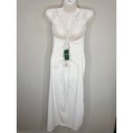 Halara Softlyzero Airy Crossover Ruched Lace Up Bodycon Dress UPF50+ XL NWT Photo 7