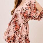 Lovestitch  Glenna Split Sleeves Floral Mini Boho Style Dress Photo 0