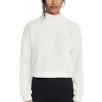 Beyond Yoga All Time Cropped Pullover in White Photo 0