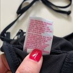 Xhilaration  Black Halter Fringe Bikini Top Photo 3