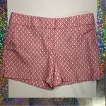 Loft The Rivera Satin Pink/Blue Geometric Shorts Photo 1