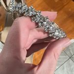 Badgley Mischka Collection Louise Beige Ankle Strap Open Toe Sandal Heel Photo 3