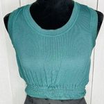 Free People Beach Endless Summer Morningside Teal Green Crop Top Sz M Open Back Photo 0