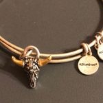 ALEX AND ANI  Longhorn skull silver bracelet Photo 1