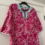 Lilly Pulitzer  Sleep Dress Pink Clammies‎ 'N Jammies Shell Print Size S Coverup Photo 1