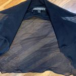 Sheer Mesh Flared Sleeve embroidered Bolero Size M Photo 8