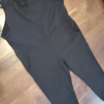 Black sweatshirt like material jumpsuit size small by Tea u Rose Photo 1