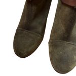 Rag and Bone Harrow Suede Heeled Ankle Boot SZ 41 US 10 Olive Green Western Fall Photo 5