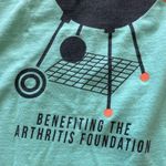 Comfort Colors AOPi Alpha Omicron Pi Smoke Out Arthritis T-Shirt Teal Large NWOT Photo 4