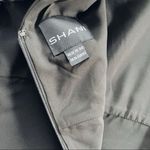 Shani Dramatic Rosette Sleeve Crepe Sheath Cocktail Dress Black Size 12 Photo 10