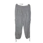 C&C California  100% Linen Beige Cargo Joggers Size Large Photo 1