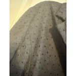 Josephine Chaus Navy Eyelet Blazer Jacket Button Front Career Office Business Casual Photo 5